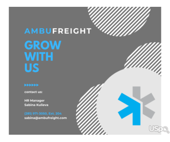 Ambufreight Inc приглашает к сотрудничеству водителей!