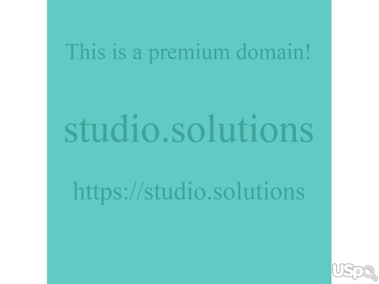 studio.solutions – This is a premium domain!