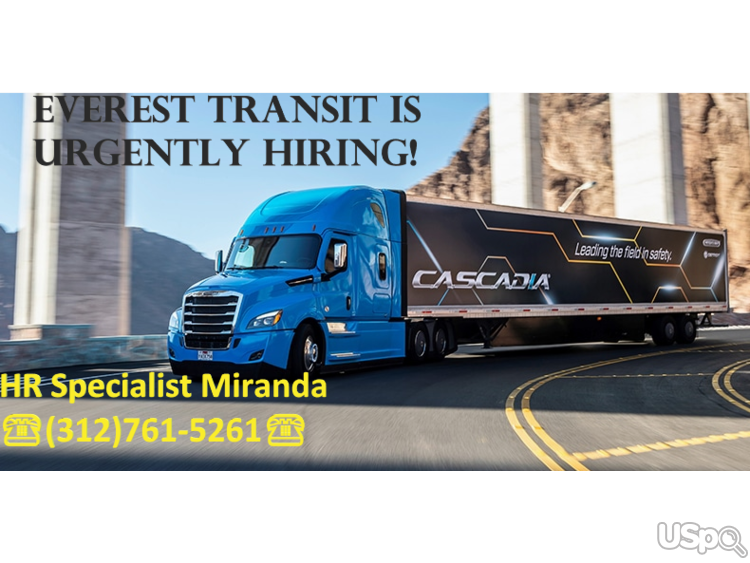Everest Transit Inc is looking for CDL drivers!