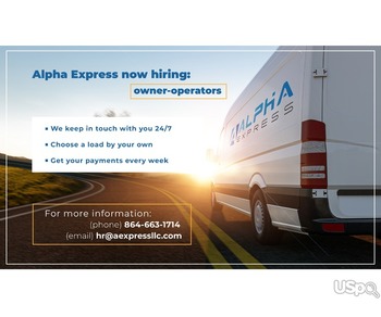 Alpha Express в поиске owner-operators!