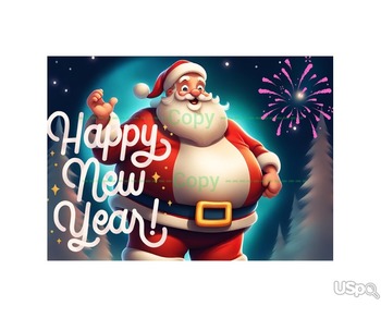 Digital New Year Card - Download and Print Now!