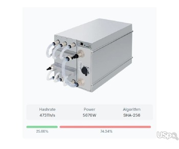 Модель Antminer S21 XP Hyd (473Th) SHA256 Bitmain