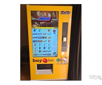 Snack and drinks Vending Machine, Bill Acceptor and Credit Card Reader