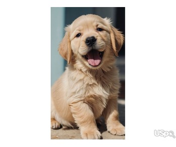 Bueatiful male and female Golden Retriever