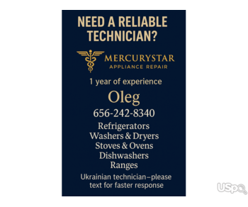 Reliable Appliance Repair – Ukrainian Technician, Tampa